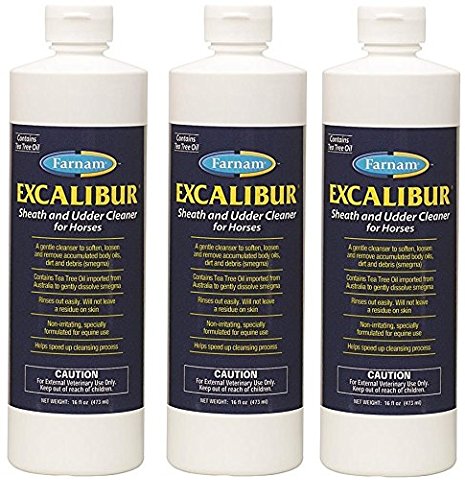 (3 Pack) Farnam Excalibur Sheath Cleaner - 16oz each