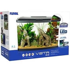 fluval vista freshwater aquarium kit, 23 gallon