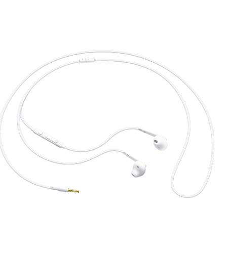 Headset Samsung 3.5mm Handsfree Earphones w Mic Dual Earbuds Headphones Earpieces In-Ear Stereo Wired White for Samsung Galaxy J3, J5, J7, Note 3 4 5, Edge, S5, S6, Edge, Edge+, S7, Edge
