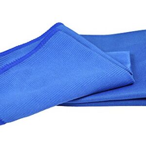 Detailer's Preference Windshield and Glass Cleaning Towel, 12 X 16in (2 Pack) Blue