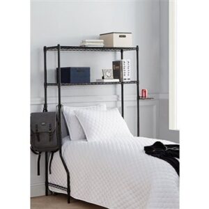 DormCo Over The Bed Shelf Supreme - Suprima Adjustable Shelving - Black
