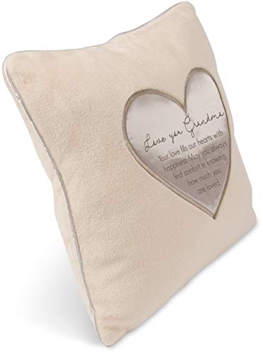 Pavilion Gift Company 16" x 16" Love You Grandma Plush Throw Pillow, 1 Count (Pack of 1)