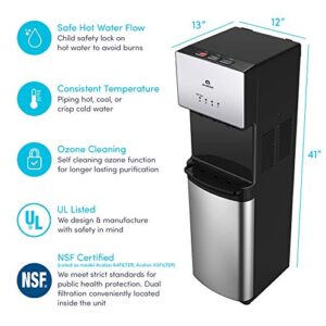 Avalon A5 Self Cleaning Bottleless Water Cooler Dispenser, UL/NSF/Energy star, Stainless Steel, full size