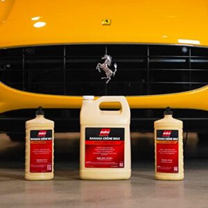 Malco Nano Care Banana Creme Wax - Deep Gloss Shine and Long-Lasting UV Protection / For Automotive, Marine and Industrial Finishes / 32 oz. (197732)