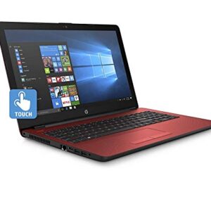 HP Flyer Red 15.6 Inch Touchscreen Laptop Intel Pentium Gold Processor N4417U 2.30 GHz 4GB RAM, 500GB Hard Drive, DVD Drive, HD Webcam, Windows 10 Home) (Renewed)