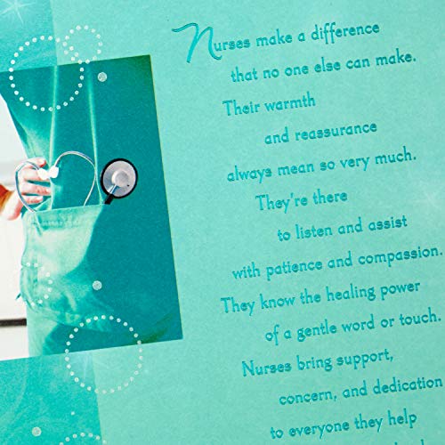 Hallmark Nurse Graduation Card (Nurses Make a Difference)