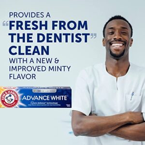 Arm & Hammer Advance White Extreme Whitening Toothpaste - 6 Oz (Pack of 6)