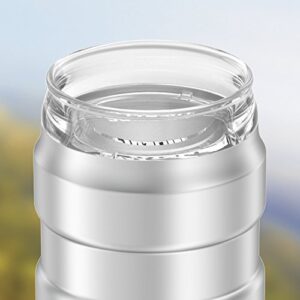 Thermos Stainless King Can Insulator with 360 Degree Drink Lid, Stainless Steel (SK1500ST4)