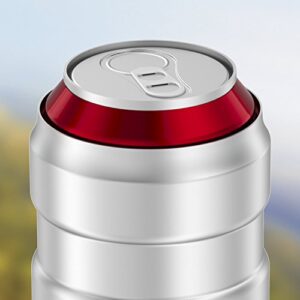 Thermos Stainless King Can Insulator with 360 Degree Drink Lid, Stainless Steel (SK1500ST4)