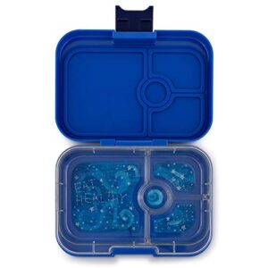 yumbox panino leakproof bento lunch box container for kids & adults (neptune blue panino)