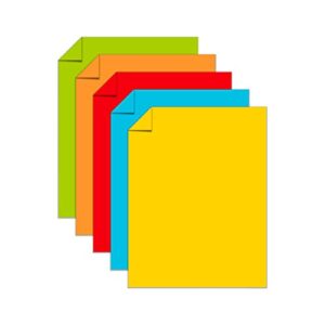 Neenah Astrobrights® Bright Color Paper, Letter Size, 24 Lb, Assorted Colors, 250 Sheets Per Ream, Case Of 5 Reams