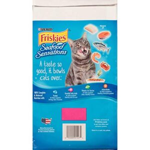 Friskies Seafood Sensations Adult Dry Cat Food, 3.15 LB