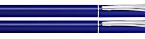 Cross Classic Century Refillable Medium Ballpoint Pen and 0.7mm Pencil Set, Includes Premium Gift Box - Translucent Blue Lacquer