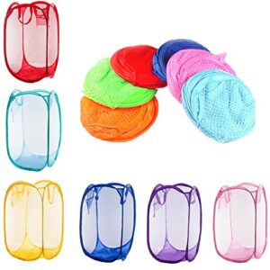 raylinedo® 6 x foldable pop up mesh washing laundry basket hamper bag bin tidy clothes storage