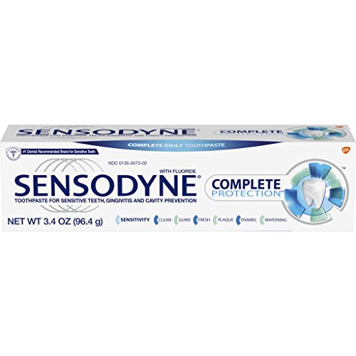 Sensodyne Complete Protection Toothpaste for Sensitive Teeth, 3.4 Ounce