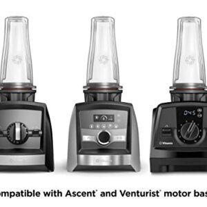 Vitamix Ascent Series Blending Cup Starter Kit, 20 oz. with SELF-DETECT, Clear - 66197