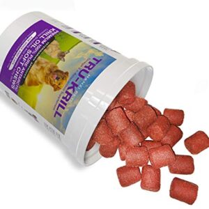 #1 Premium Antarctic Krill Oil Soft Chews for Dogs | Rich in Omega 3 | Astaxanthin | Vitamin E | For Skin and Coat | Low Allergen | Low Calorie | cGMP Certified | Made in USA | 60 Savory Soft Chews