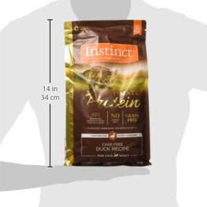 Instinct Ultimate Protein Grain Free Cage Free Duck Recipe Natural Dry Cat Food, 4 lb. Bag