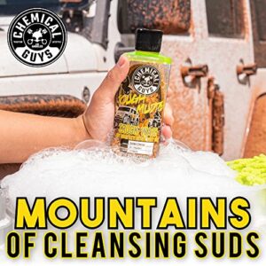 Chemical Guys CWS20216 Tough Mudder Foaming Truck, Off Road, ATV and RV Heavy Duty Wash Soap, (Works with Foam Cannons, Foam Guns or Bucket Washes), 16 fl oz, Lemon Scent