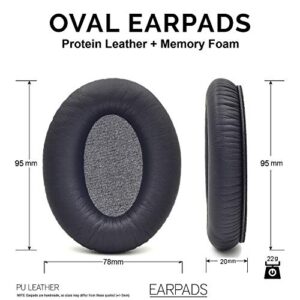 ANC7 ANC7B Earpads - defean Replacement Ear pad Cushion Cover Pillow Compatible with Audio-Technica ATH-ANC7 ATH-ANC7b Headphones, Softer Protein Leather, High-Density Noise Cancelling Foam