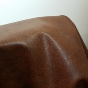 nat leathers | tan brown matte soft faux vegan leather pu (peta approved vegan) | 1 yard (36 inch x 54 inch wide) cut by the yard | synthetic pleather 0.9mm nappa smooth upholstery | 36"x54"