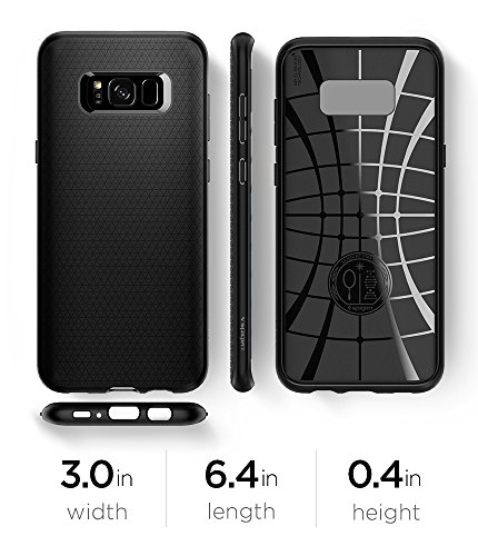 Spigen Liquid Air Armor Designed for Samsung Galaxy S8 Plus Case (2017) - Black