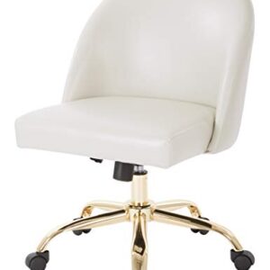 OSP Home Furnishings Layton Office Chair, Cream