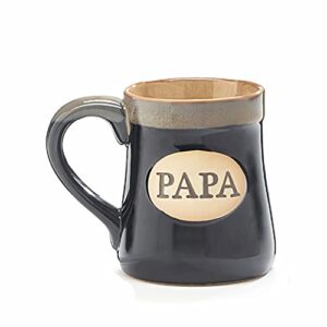 burton+burton coffee mug xl 18 oz imprint," papa, the man - the myth - the legend" gift for dad