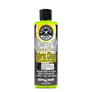 chemical guys cws20316 foaming citrus fabric clean carpet & upholstery cleaner (car carpets, seats & floor mats), safe for cars, home, office, & more, 16 fl oz, citrus scent
