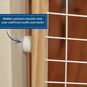 MidWest Homes for Pets Wire Mesh Pet Safety Gate, 44 Inches Tall & Expands 29-50 Inches Wide, Large