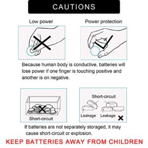 CELEWELL CR1220 5-Pack 3V Lithium Battery 40mAh for LED Light/Bracelet/Flashlight【5-Year Warranty】