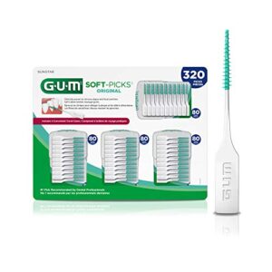 gum - 6324a soft-picks original dental picks, 320 count