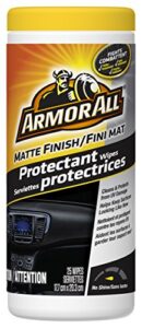 25 pack matte finish protectant car wipes