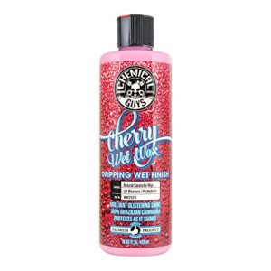 chemical guys wac21316 cherry wet wax, dripping wet finish, safe for cars, trucks, suvs, motorcycles, rvs & more, 16 fl oz