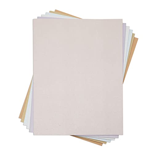 96 Sheets Shimmer Paper for Crafts, Scrapbooking, Invitations, Letter Size Stationery in 6 Pastel Colors (8.5 x 11 In)