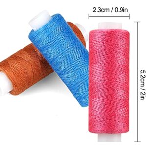 CiaraQ Sewing Threads Kits, 30 Colors Polyester 250 Yards Per Spools for Hand Sewing & Embroidery