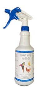 kg pet spray for birds - 16oz ready to use formula