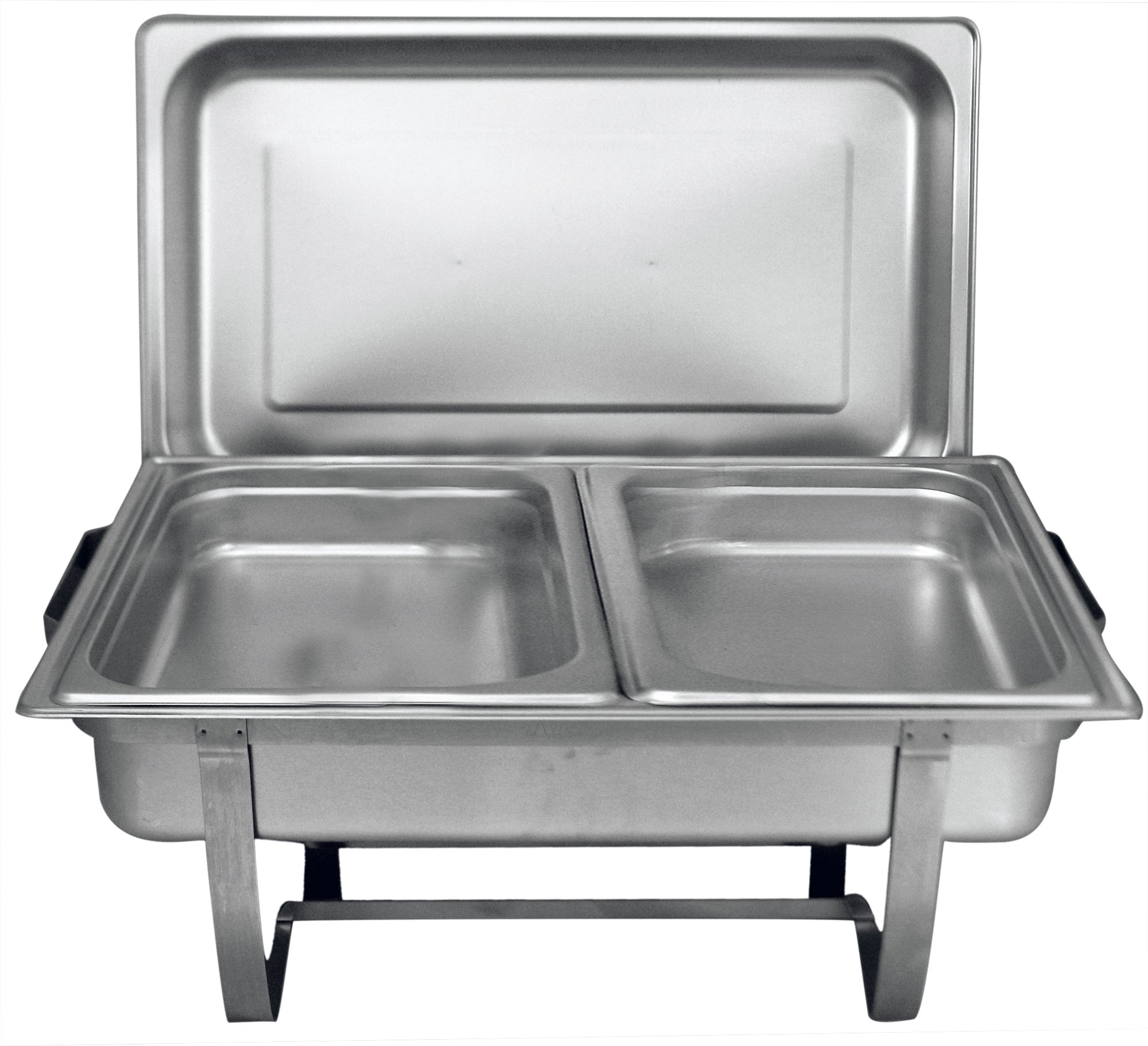 TigerChef Chafing Dish Buffet Set - Chaffing Dishes Stainless Steel - Chafer and Buffet Warmer Set with Half Size Steam Pans and Folding Frame - Food Warmers for Parties Buffets