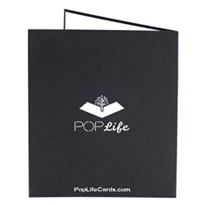 PopLife Grand Piano 3D Pop Up Card for All Occasions - Happy Birthday, Graduation, Father's Day, Mother's Day, Congratulations, Retirement, Thank You - Musicians, Teachers, Gift for Music Lovers