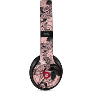 skinit decal audio skin compatible with beats solo 3 wireless - officially licensed originally designed rose quartz floral design