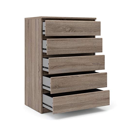 Tvilum Scottsdale 5 Drawer Chest, Truffle