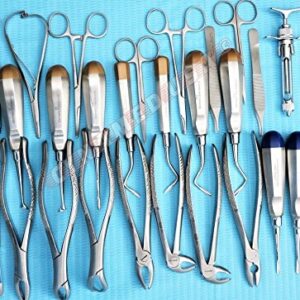 New German Stainless 74 PCS Oral Dental Extraction EXTRACTING Elevators Forceps