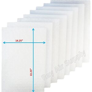 RAYAIR SUPPLY 16x25 Tappan EAC-1 Air Cleaner Replacement Filter Pads 16x25 Refills (4 Pack)