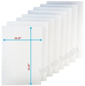 rayair supply 18x24 totaline cg1000 1" air cleaner replacement filter pads 18x24 refills (4 pack)
