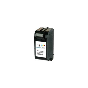 3 pack officemax remanufactured color ink cartridge replacement for hp 17 (c6625)