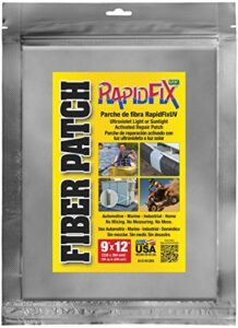 rapidfix uv fiber repair patch 9"x 12", 6121912es