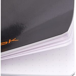 Rhodia Slim Staplebound Notebooks - Dots 48 sheets - 6 x 8 1/4 in. - Black cover