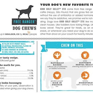 I and love and you Good Golly Beef Gullet Sticks - Grain Free Dog Chews, 100% Beef Gullet, 48 Pack of 6-Inch Sticks