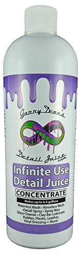 Detail Juice Garry Dean's Infinite Use Concentrate Automotive Detailing Supplies Waterless Wash, Water Softener, Detail Spray, Spray Wax (16 oz)