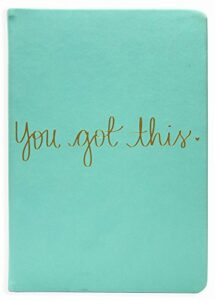 eccolo dayna lee collection mint “you got this” 8x6" flexi-cover journal/notebook, acid-free lined sheets